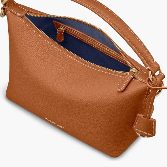 MAISON de SABRÉ small leather soft hobo - Picture 8 of 16